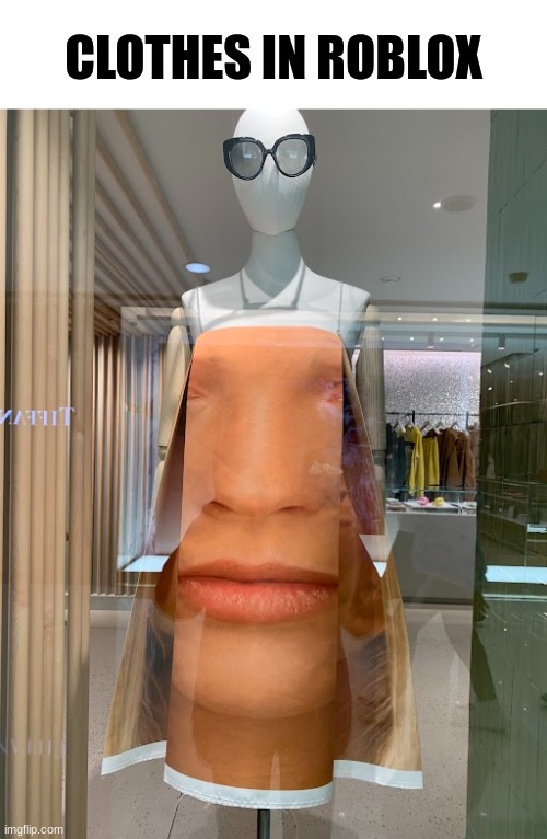 lol saw this at a handbag store | CLOTHES IN ROBLOX | image tagged in lol,why are you reading this,why is the fbi here,why are you reading the tags | made w/ Imgflip meme maker
