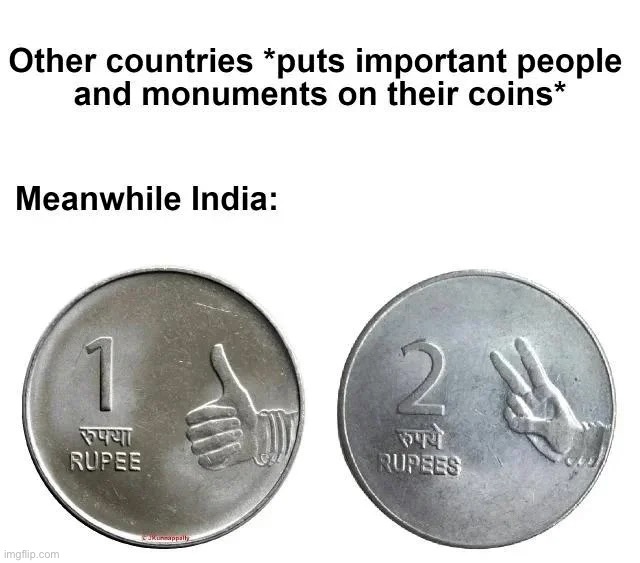 They do look cool though | image tagged in memes,funny,rupees,india,repost | made w/ Imgflip meme maker