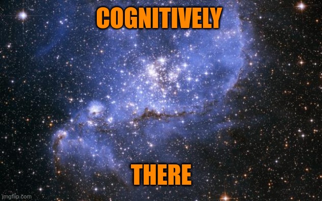 The Universe | COGNITIVELY THERE | image tagged in the universe | made w/ Imgflip meme maker