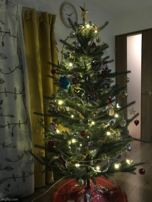 My Christmas tree, rate in the comments | made w/ Imgflip meme maker
