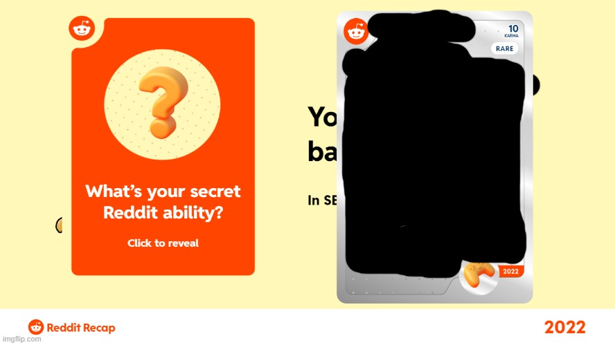 High Quality What your Reddit Secret Ability? Blank Meme Template