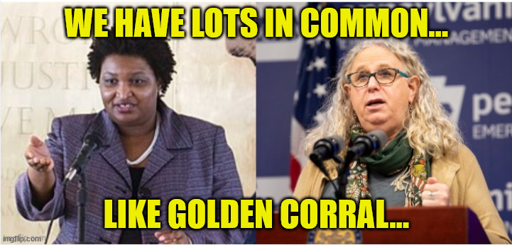 WE HAVE LOTS IN COMMON... LIKE GOLDEN CORRAL... | made w/ Imgflip meme maker