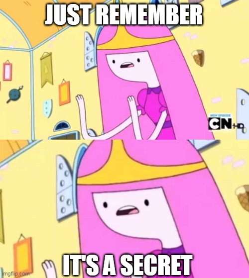 JUST REMEMBER IT'S A SECRET | made w/ Imgflip meme maker