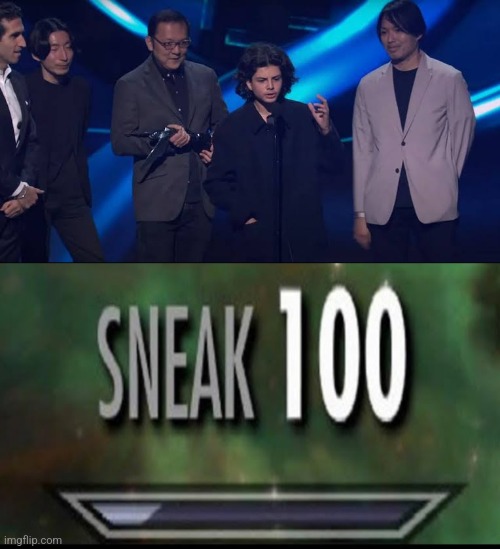 Goty | image tagged in sneak 100,bill clinton,video games,award | made w/ Imgflip meme maker