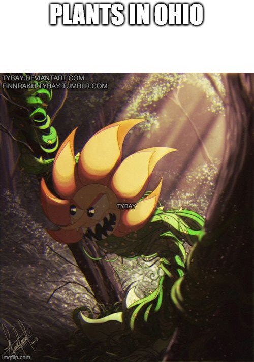 le gaming meme | PLANTS IN OHIO | image tagged in cagney carnation,cuphead,gaming | made w/ Imgflip meme maker