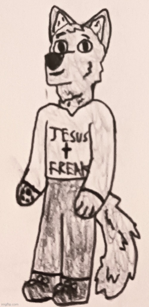 I made this wolf fursona for myself 'cause why not | image tagged in wolf,fursona | made w/ Imgflip meme maker