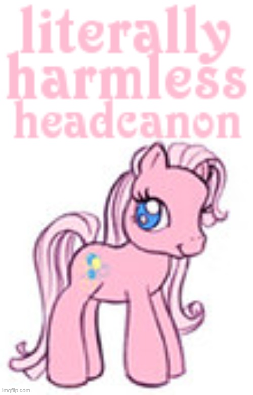 G3.5. Pinkie Pie about headcanons | image tagged in mlp,my little pony,pinkie pie,innocent | made w/ Imgflip meme maker