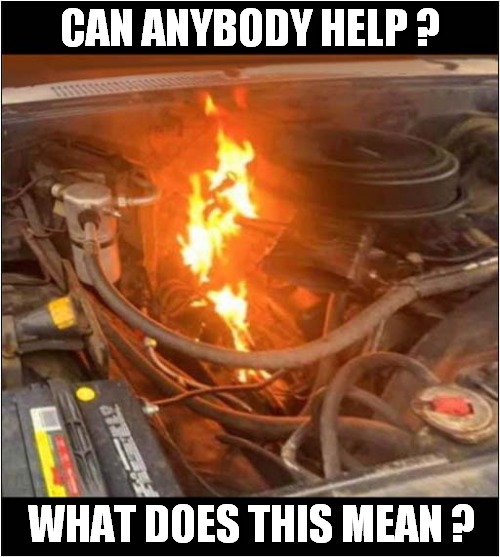 Problem Not Found In Manual ! | CAN ANYBODY HELP ? WHAT DOES THIS MEAN ? | image tagged in car,manual,fire,help | made w/ Imgflip meme maker
