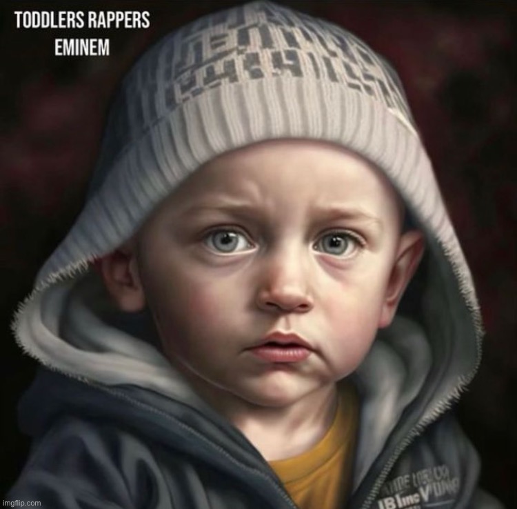 If Eminem was a toddler | image tagged in eminem,toddler,ai,animation | made w/ Imgflip meme maker