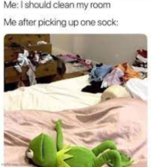 Steady cleaning  | image tagged in kermit the frog,socks,cleaning | made w/ Imgflip meme maker