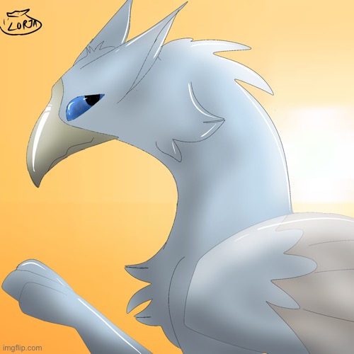 FestiveBird’s OC! Drawn by LorjaArt | image tagged in festivebird s oc drawn by lorjaart | made w/ Imgflip meme maker