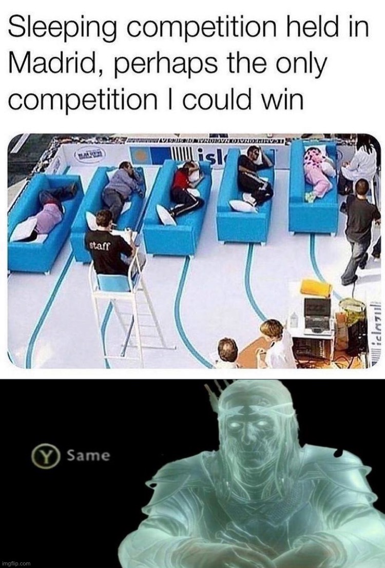 I would win this challenge any day | image tagged in sleeping,challenge,memes,funny,y same better | made w/ Imgflip meme maker