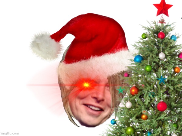 Merry Christmas from space Karen | image tagged in merry,christmas,everyone | made w/ Imgflip meme maker