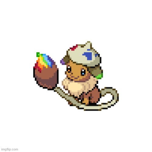 Smeargle/Eevee | made w/ Imgflip meme maker