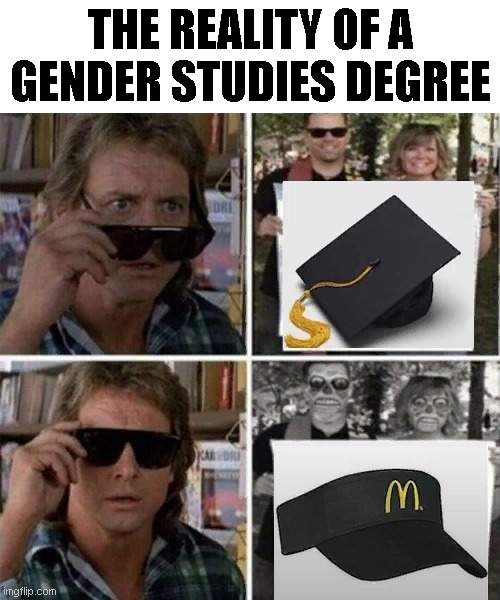 THE REALITY OF A
GENDER STUDIES DEGREE | made w/ Imgflip meme maker