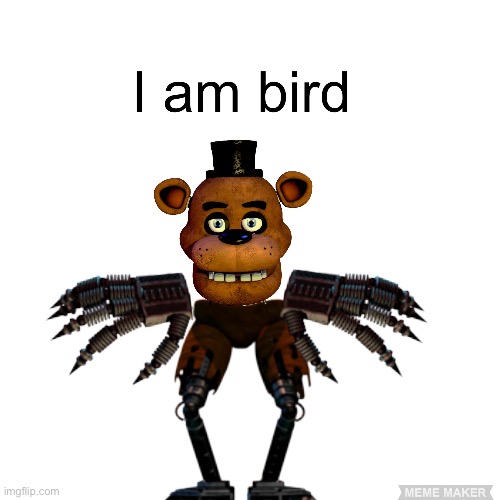 He is bird | image tagged in cursed image,cursed | made w/ Imgflip meme maker