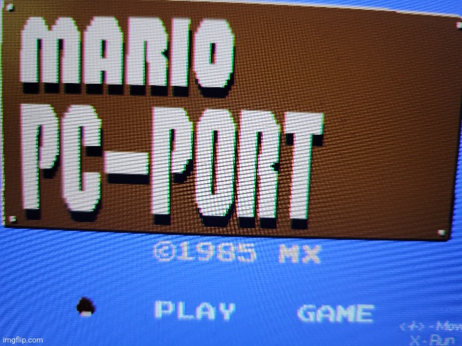 found this cool PC port of SMB1 online! :D | made w/ Imgflip meme maker