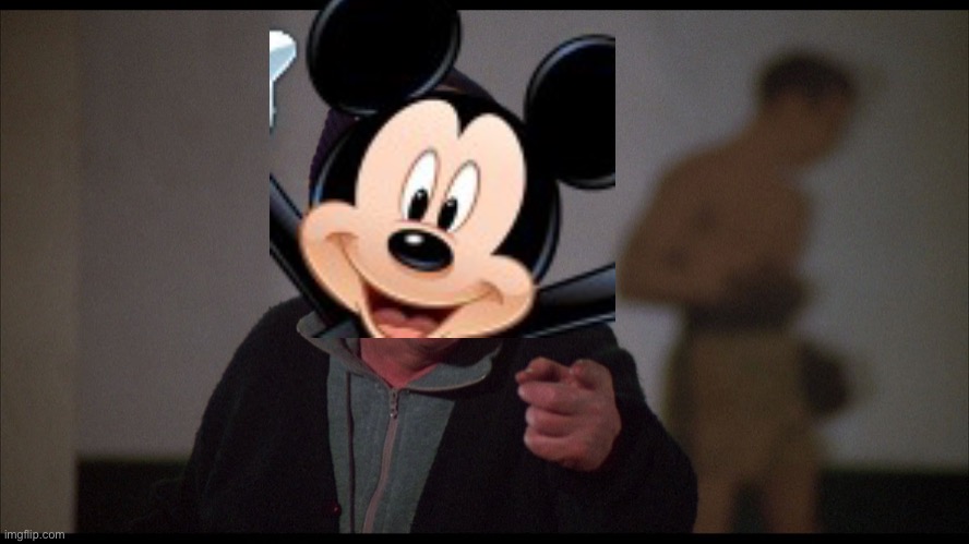 Rocky Mickey | image tagged in rocky mickey,mickey mouse | made w/ Imgflip meme maker