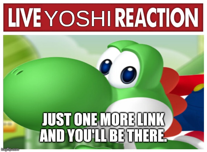 link reaction meme