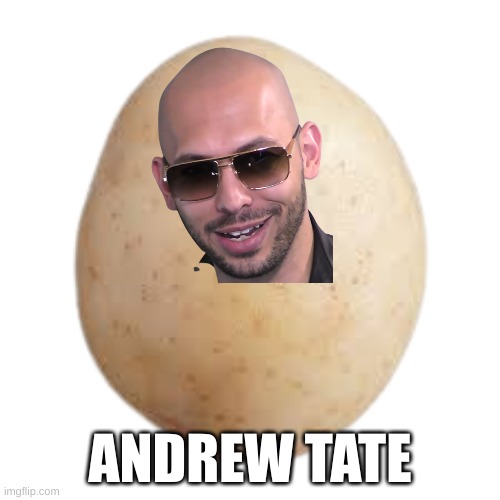 Andrew Potato | ANDREW TATE | image tagged in original meme | made w/ Imgflip meme maker