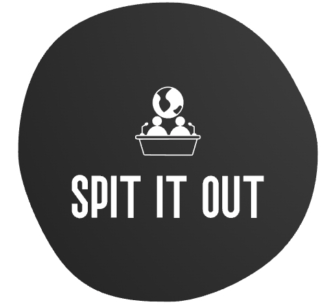 Spit It Out Show Logo Blank Meme Template