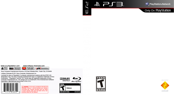 Blank PS3 Game Cover Blank Meme Template