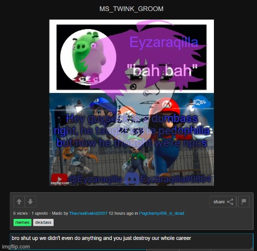 made w/ Imgflip meme maker
