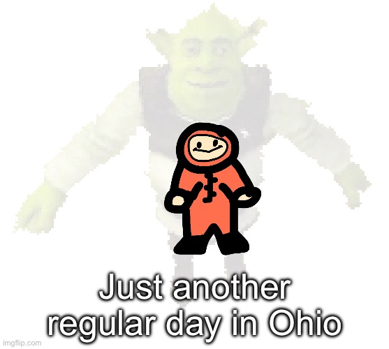 Goofy ah you should caption | Just another regular day in Ohio | image tagged in goofy ah you should caption | made w/ Imgflip meme maker