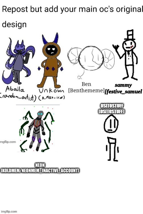 OSITOSTUFF
(OSITOSTUFF) | made w/ Imgflip meme maker