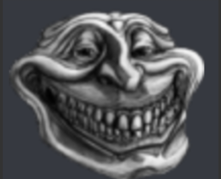 High Quality troll face Blank Meme Template