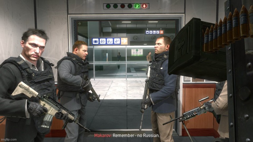 Remember - no Russian | image tagged in remember - no russian | made w/ Imgflip meme maker