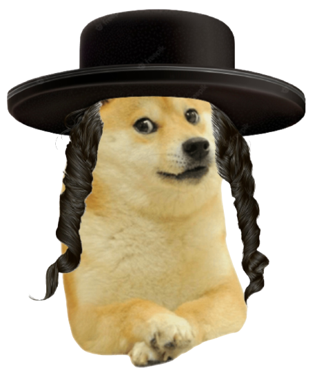 High Quality Jew doge happy Blank Meme Template