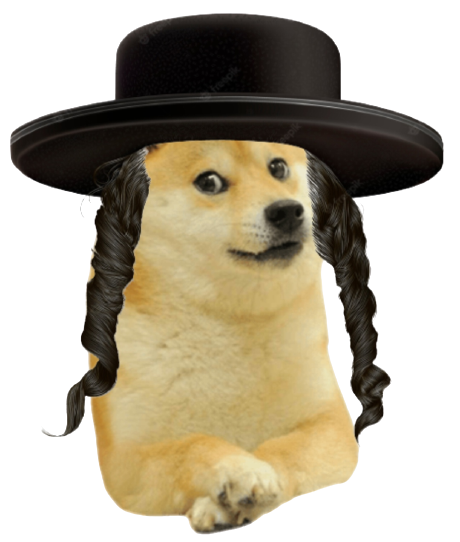 Jew doge happy Blank Meme Template