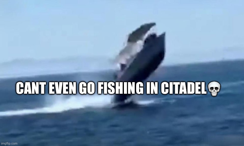 CANT EVEN GO FISHING IN CITADEL💀 | made w/ Imgflip meme maker