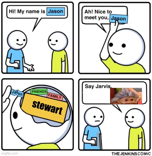 stewart | stewart | image tagged in nice to meet you cant fit your name,stewart | made w/ Imgflip meme maker