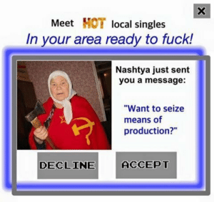 Meet hot local singles ready to fuck USSR Blank Meme Template