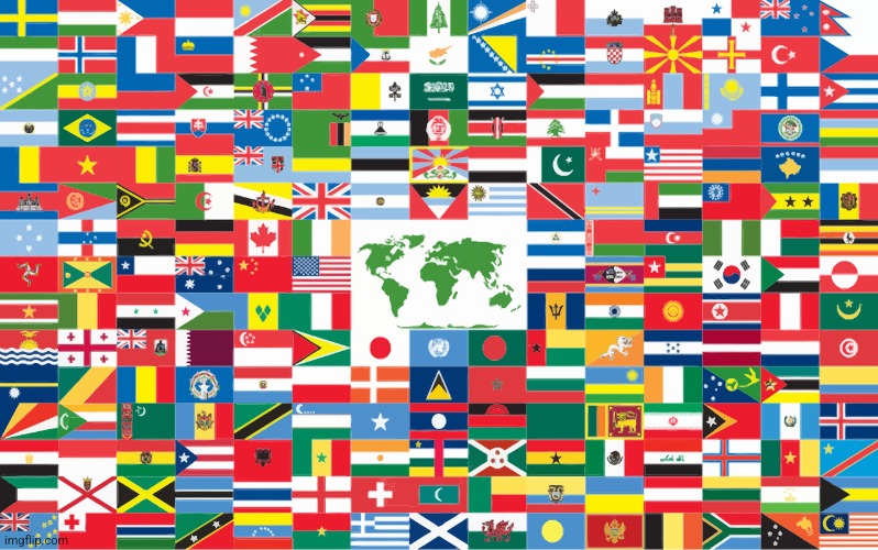 Redesigned multilingual flag | image tagged in multilingual flag v2 | made w/ Imgflip meme maker