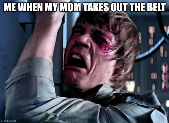 relatable | ME WHEN MY MOM TAKES OUT THE BELT | image tagged in nooo | made w/ Imgflip meme maker