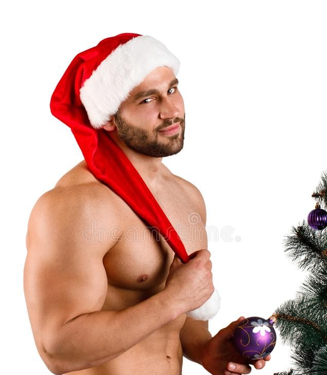 Sexy Male Santa Blank Meme Template