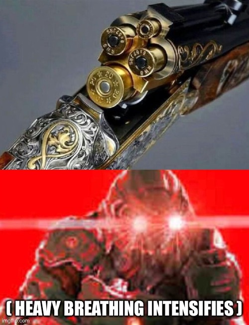 Time to rip and tear | ( HEAVY BREATHING INTENSIFIES ) | image tagged in doom guy excitement,rip and tear,doom logic | made w/ Imgflip meme maker