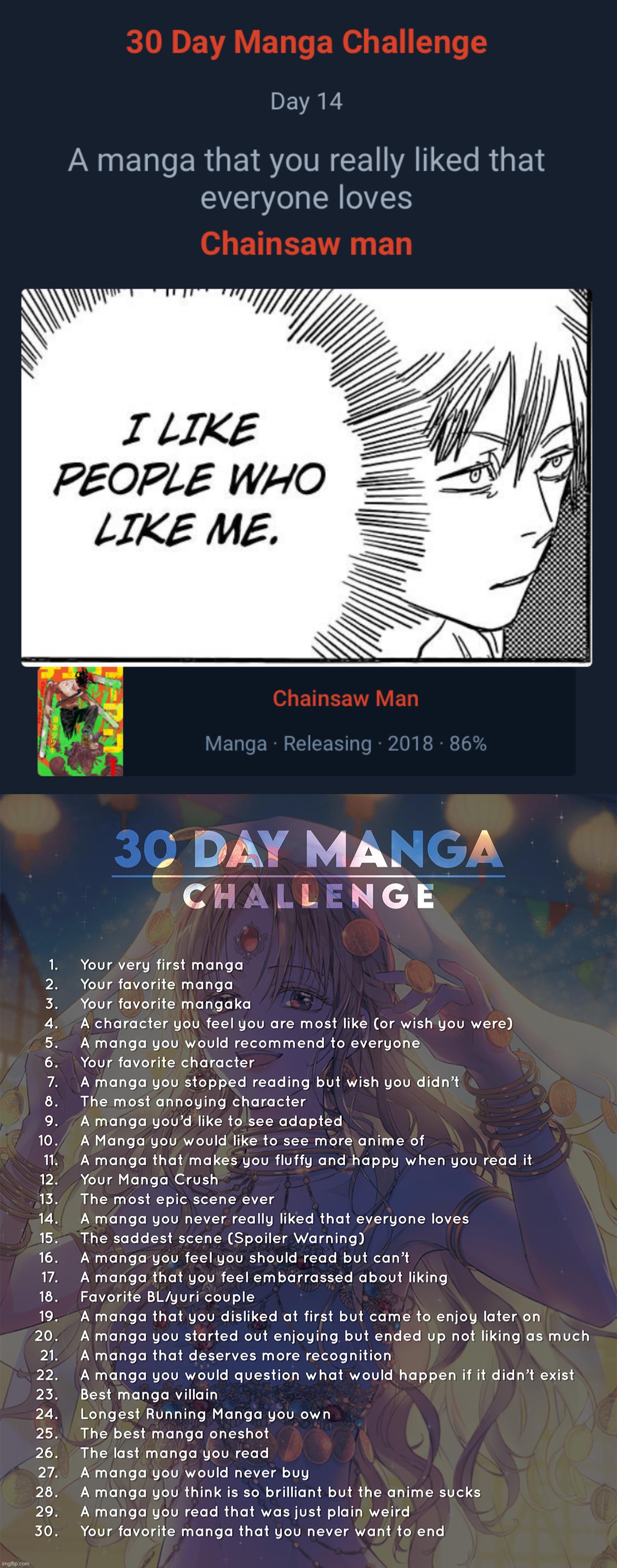 image tagged in 30 day manga challenge | made w/ Imgflip meme maker