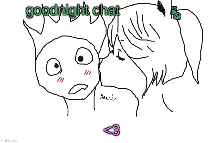 Soul and Coco | goodnight chat; <3 | image tagged in soul and coco | made w/ Imgflip meme maker