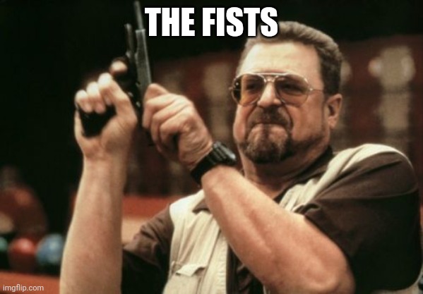 Am I The Only One Around Here Meme | THE FISTS | image tagged in memes,am i the only one around here | made w/ Imgflip meme maker