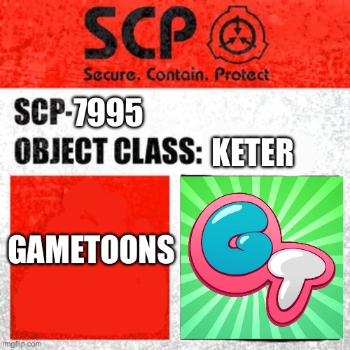 SCP Label Template: Keter - Imgflip