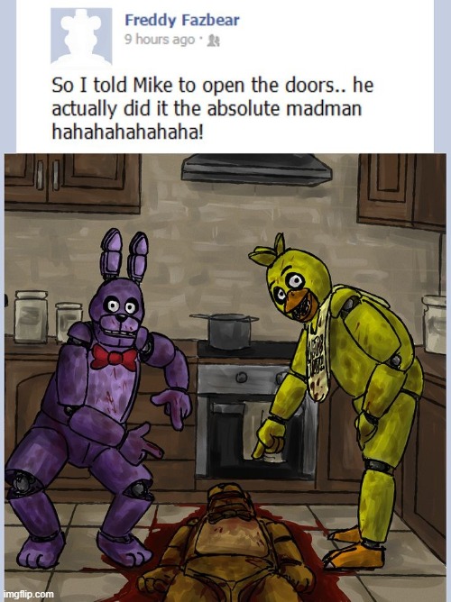 image tagged in fnaf | made w/ Imgflip meme maker