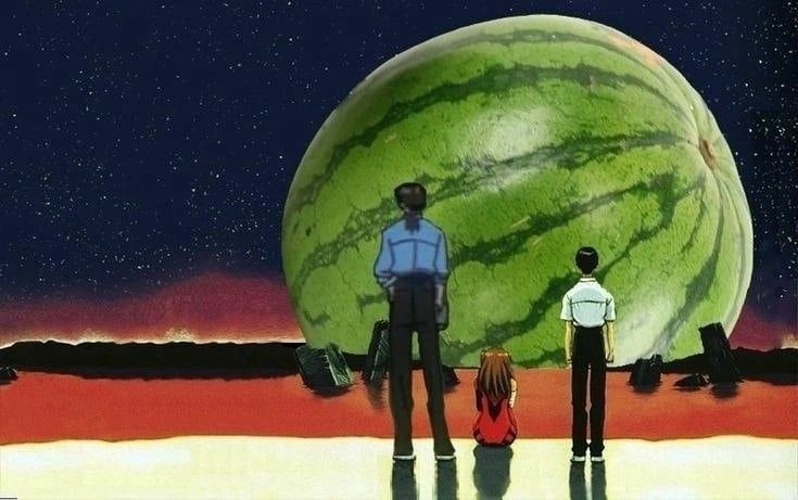 High Quality the end of watermelon Blank Meme Template