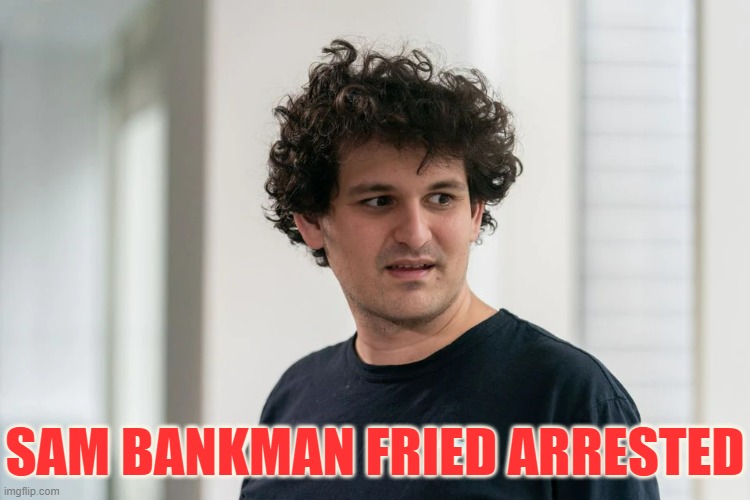 Well I guess His Bahamas Vacation Is Over | SAM BANKMAN FRIED ARRESTED | image tagged in memes,politics,hey man you see that guy over there,arrested,vacation,it's over | made w/ Imgflip meme maker