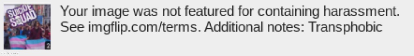 For the note I'm not transphobic | made w/ Imgflip meme maker