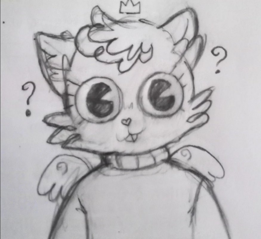 kitty drawn by blue berry/mime Blank Meme Template