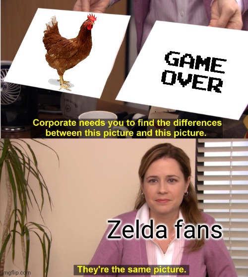 They're The Same Picture | Zelda fans | image tagged in memes,they're the same picture | made w/ Imgflip meme maker